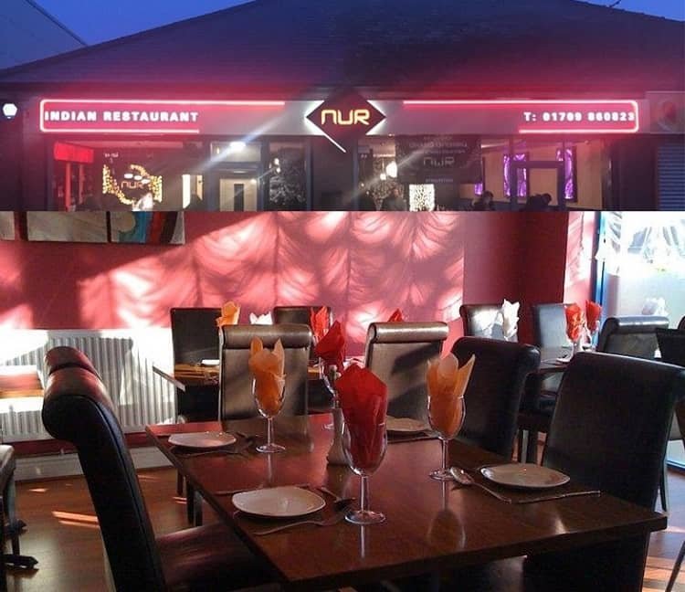 Nur Authentic Indian Restaurant & Takeaway Doncaster Menu
